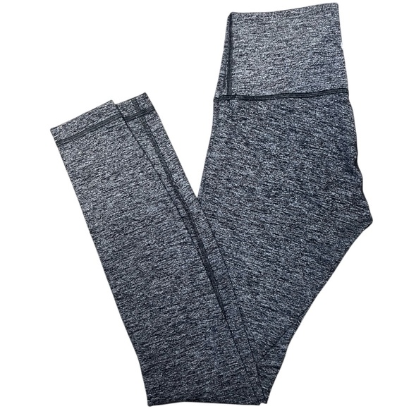 Lululemon •Wunder Under Hi-Rise Tight *Luon 28" Heathered Black Size 4 - Picture 4 of 10